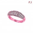 Fancy pink gold diamond ring