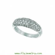 Fancy white gold diamond ring