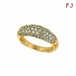 Fancy yellow gold diamond ring