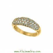 Fancy yellow gold diamond ring