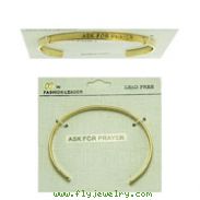 Fashion Leader "ASK FOR PRAYER" Bangle Brecelet