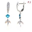 Freshwater Pearl Amethyst Diamond Earrings
