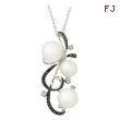 Freshwater Pearl Diamond Necklace