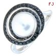 Freshwater Pearl Diamond Ring