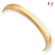 Gold-plated Polished Baby Slip-on Bangle