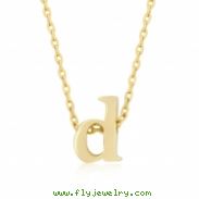 Golden Initial D Pendant