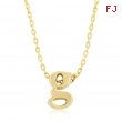 Golden Initial G Pendant