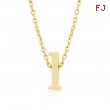 Golden Initial L Pendant