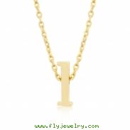Golden Initial L Pendant
