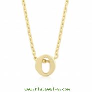 Golden Initial O Pendant