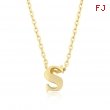 Golden Initial S Pendant