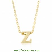 Golden Initial Z Pendant