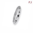 Karat Platinum .25ctw Diamond Micro Pave Ring