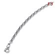 Karat Platinum 7.00mm Oval Link Bracelet