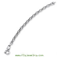 Karat Platinum 7.00mm Oval Link Bracelet