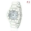 Ladies' Charles Hubert Ceramic White Dial Watch