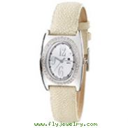 Ladies' Charles Hubert Creme Stingray Band Diamond Watch