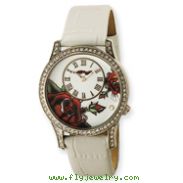 Ladies Ed Hardy Antoinette White Watch