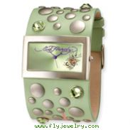 Ladies Ed Hardy Love Child Green Watch