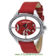 Ladies Ed Hardy Show Girl Red Watch