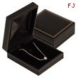 Leatherette Flat Pendant Goldtrimmed Box