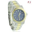 Men's Charles Hubert 14K Gold-Plated Sunray Blue Dial Watch