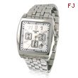 Men's Charles Hubert Stainless Steel Square Dial Chronograph Watch