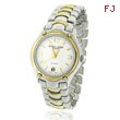 Men's Charles Hubert Two-Tone Brass Classic White Dial Watch