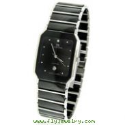 Men's Mountroyal Black Ceramic Band Watch