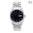 Men's Mountroyal Black Dial Stainless Steel Water Resistant Watch