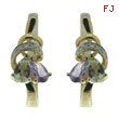 Multicolor Stone Diamond Earrings