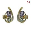 Multicolor Stone Diamond Earrings