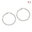 nless Steel 44mm Diameter Hoop Earrings