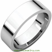 Palladium 06.00 mm Flat Comfort Fit Band