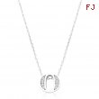 Pave Initial O Pendant
