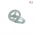 Peace diamond ring