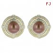 Pearl Diamond Earring