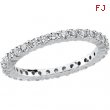 PLAT SIZE 06.00/ 1 CT TW P DIAMOND ETERNITY BAND