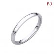 Platinum 02.00 mm Light Comfort Fit Band