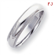 Platinum 5mm Comfort-Fit Milgrain Size 5 Wedding Band ring