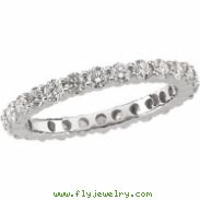 Platinum 6 1 1/2 CTW Diamond Eternity Band