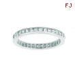 Princess cut eternity diamond ring