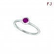 Rhodolite bezel set ring