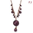 Rose-tone Dark Red Crystal Drop 16