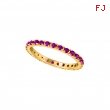 Ruby eternity ring