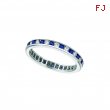 Sapphire & Diamond Channel Set ETERNITY Band 