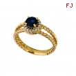 Sapphire & diamond ring