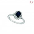 Sapphire & diamond ring