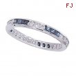 Sapphire and Diamond Eternity Band