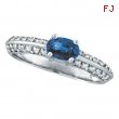 Sapphire and Diamond Ring